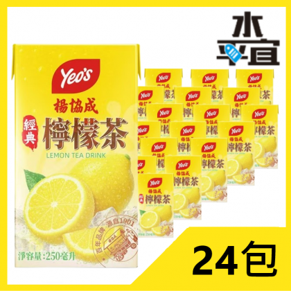 楊協成檸檬茶 紙包 原箱250ml x 24包