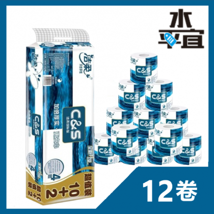 潔柔-藍面子4層卷紙12卷 (平行輸入)