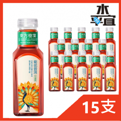 東方樹葉 菊花普洱 500ml x15支